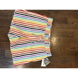 Target Pride Shorts Men’s L Multicolor Striped Pull-On Casual Rainbow NEW